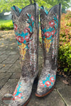 Corral A4374 Glow in the Dark Deer Head Western Boots Profile View