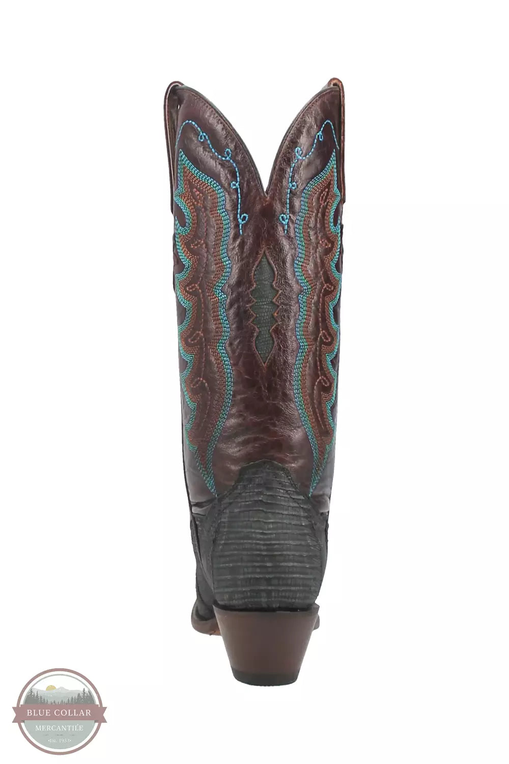 Dan Post DP3007 Drifter Western Boots in Lizard Heel View