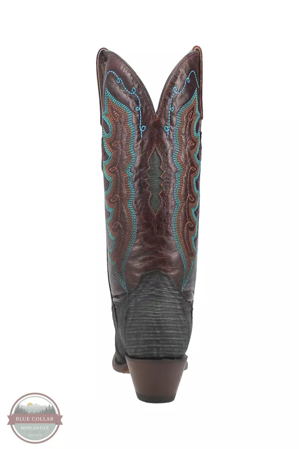 Dan Post DP3007 Drifter Western Boots in Lizard Heel View