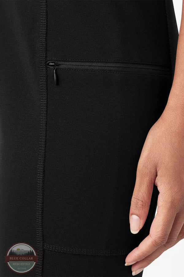 Dickies SPF006KBK Double Pocket Leggings in Black Detail View