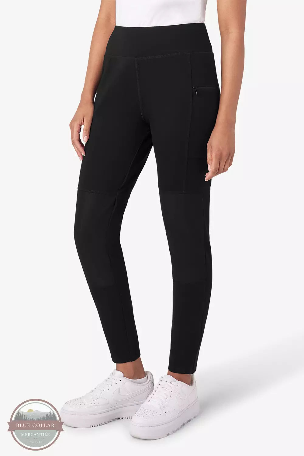 Dickies SPF006KBK Double Pocket Leggings in Black Profile View