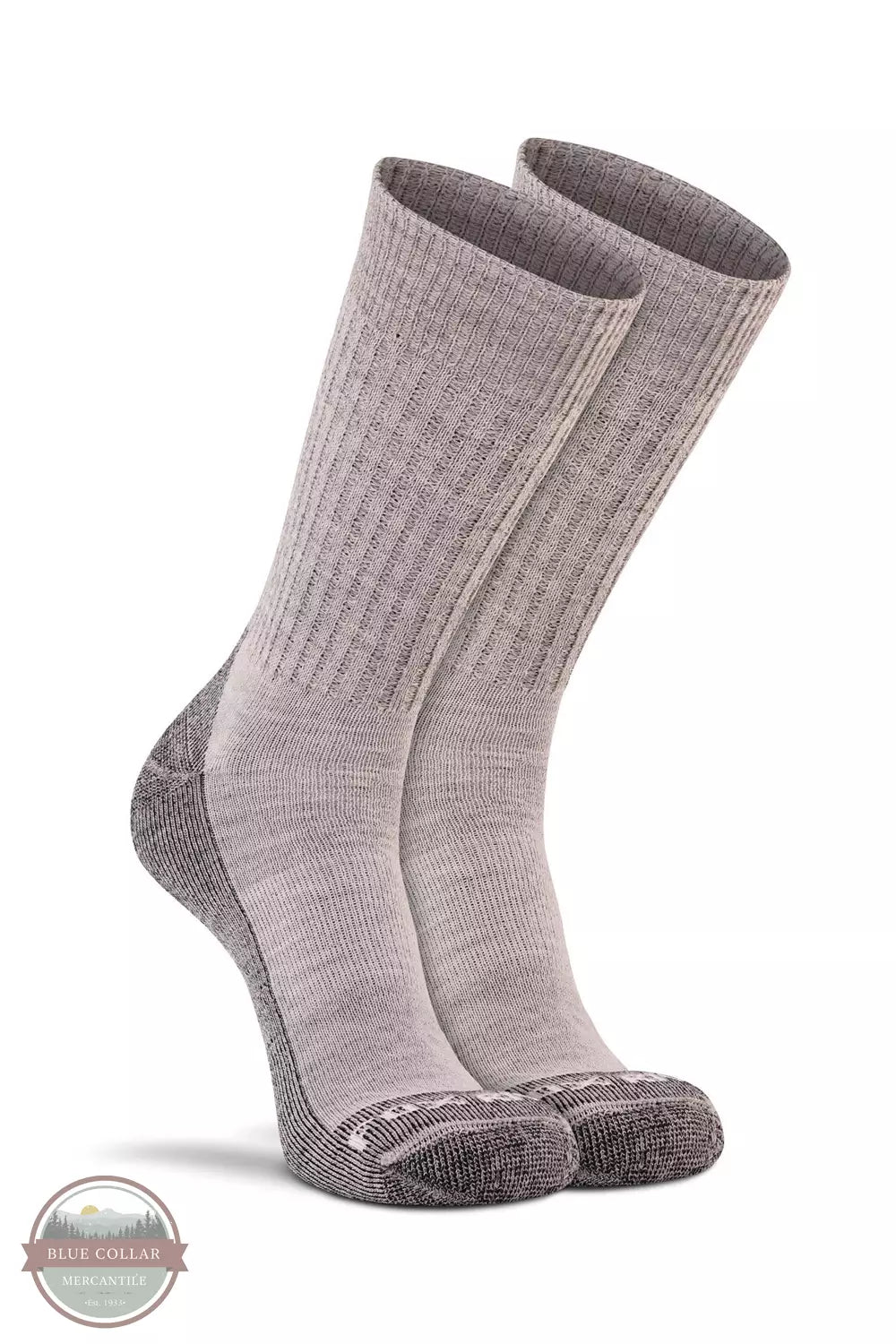 Fox River 2012 Hike Bilbao Medium Weight Crew in Grey Heather Profile View