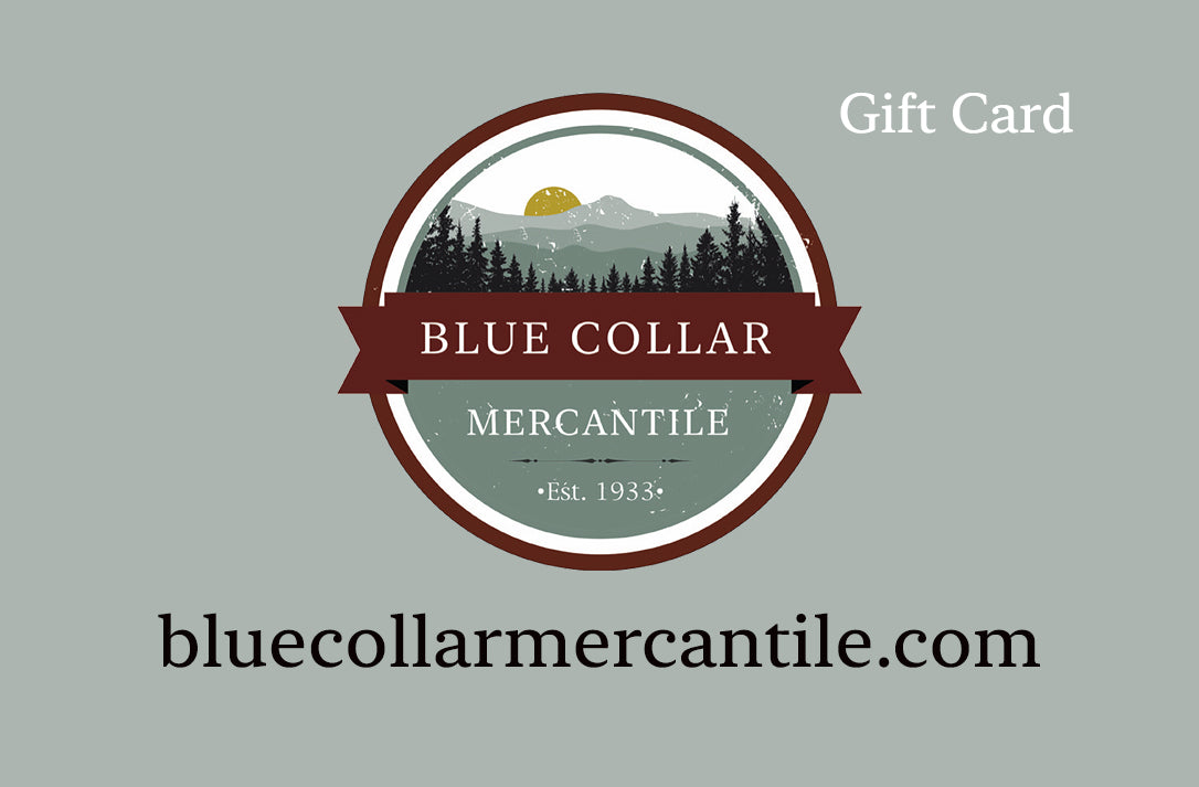 Blue Collar Mercantile The Workingman's Store Gift Card