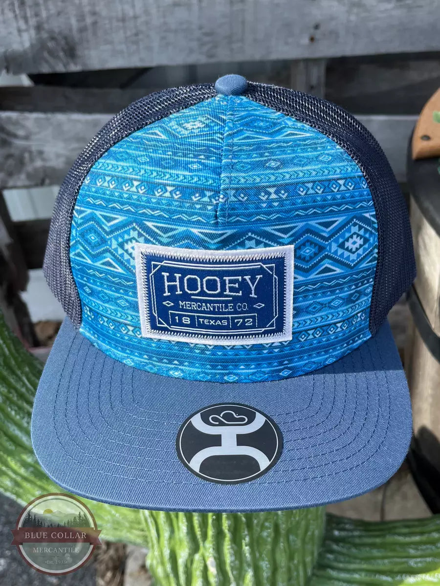 Hooey 2202T Doc Snapback Cap Blue Front View