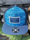 Hooey 2202T Doc Snapback Cap Blue Front View