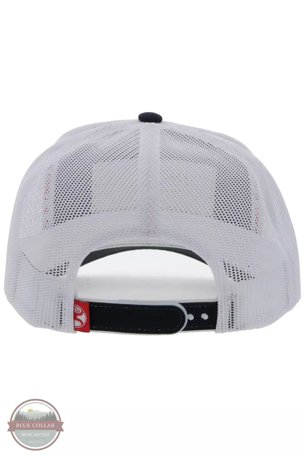 Hooey 2361T Rank Stock Cap Black / White Back View