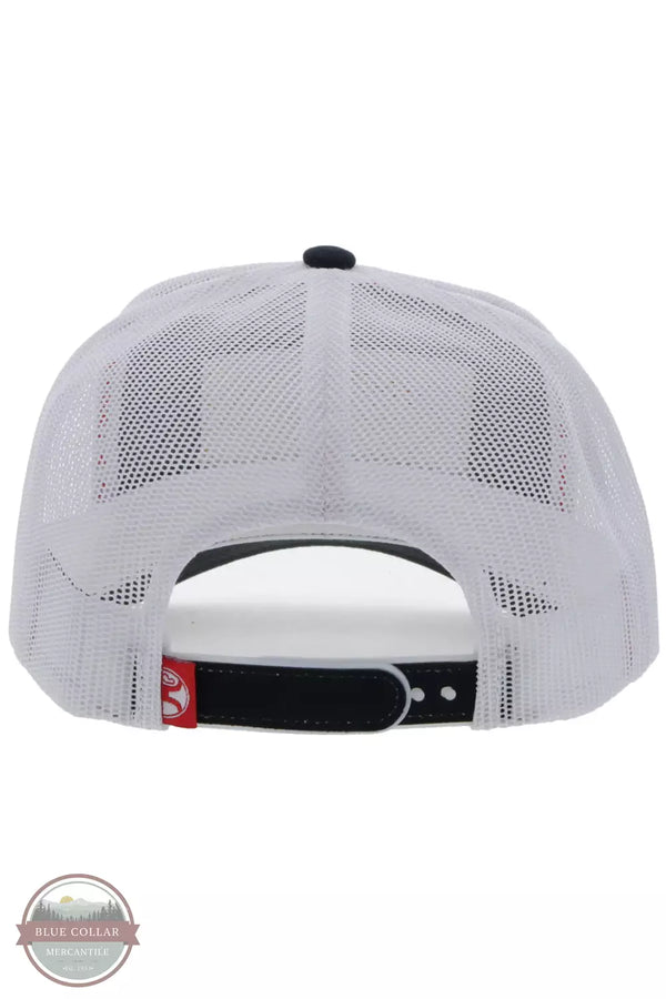 Hooey 2361T Rank Stock Cap Black / White Back View
