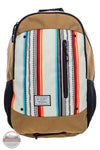 Hooey BP062NVTN "Rockstar" Navy/Tan Aztec Patten Backpack front view