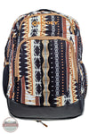 Hooey BP064AZBK "Ox" Black & Tan Aztec Pattern Backpack front view