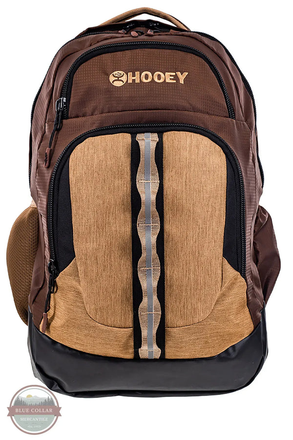 Hooey BP064BRTN Brown & Tan "Ox" Style Backpack front view