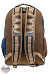 Hooey BP064NVTN Navy & Tan "Ox" Style Backpack back view