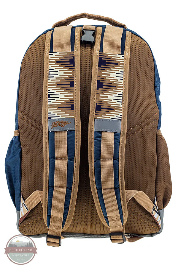 Hooey BP064NVTN Navy & Tan "Ox" Style Backpack back view