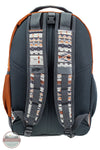 Hooey OX Rust Southwestern Aztec Print Backpack BP064RUGY back view