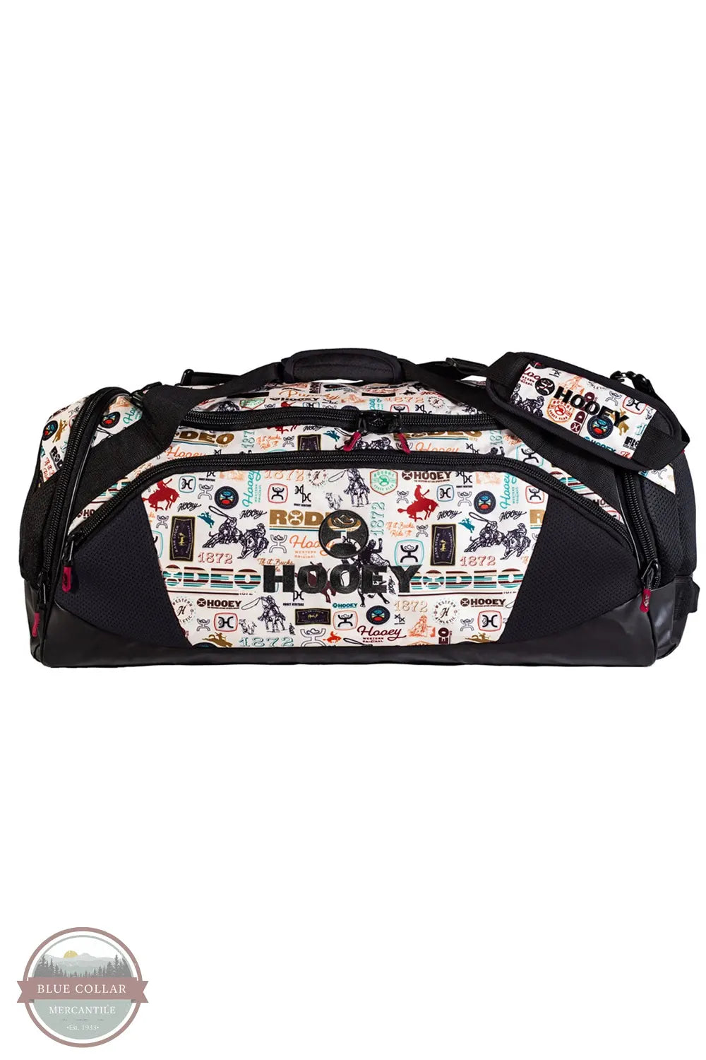 Hooey Rodeo Print Competitor Duffle Bag DB001CRBK main view