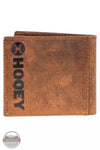Hooey HBF016 Ranger Bi-Fold Wallet with Embroidery Tan Back View