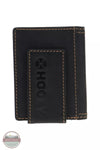 Hooey HFW018-BK Original Bifold Money Clip Wallet in Black with Lakota Print Back View