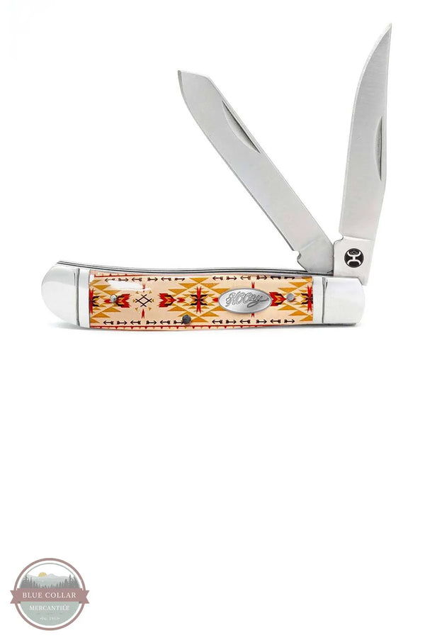 Hooey HK135 Comanche Blanket Trapper Large Pocket Knife