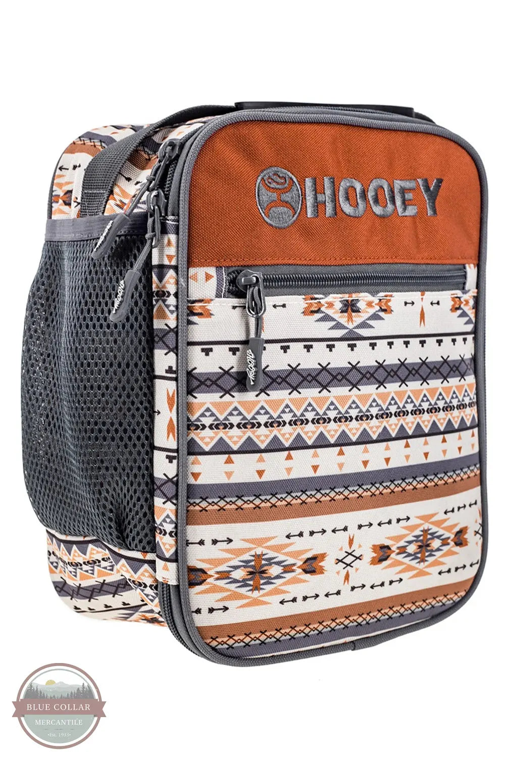 Hooey HLB005-CRGY Comanche Blanket Cream & Grey Lunch Box main image