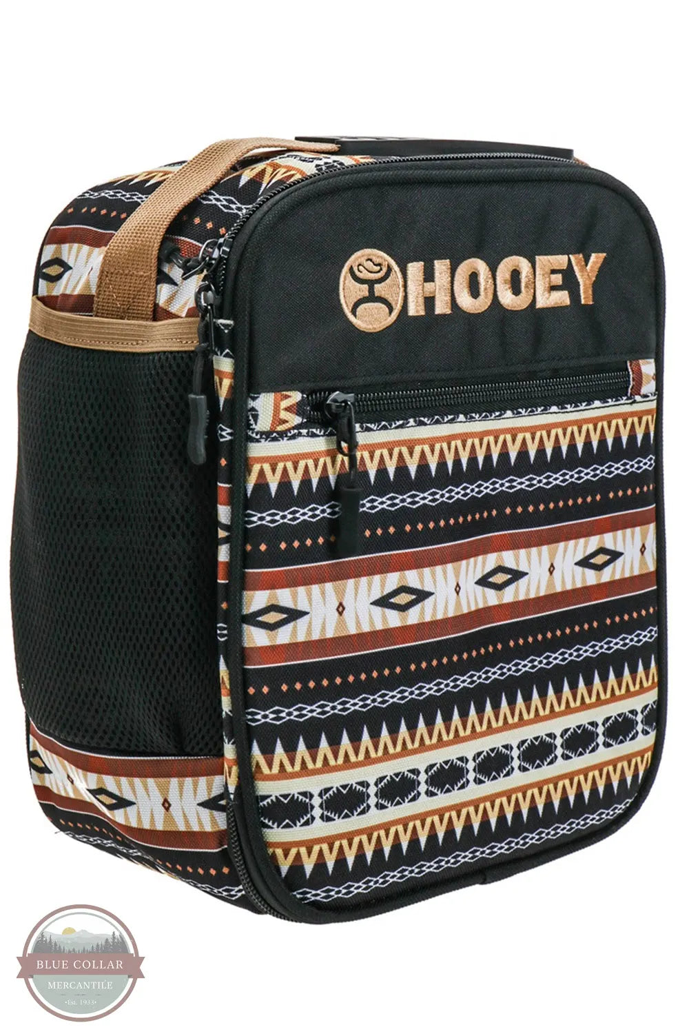 Hooey HLB005-BKTN Pecos Black & Tan Aztec Lunch Box main image