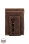 Hooey HMC002-TN Hands Up Basket Weave Money Clip Wallet in Tan / Brown Back View