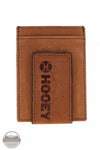 Hooey HMC021-TNBR Monterey Aztec Embossed Money Clip in Brown Back View