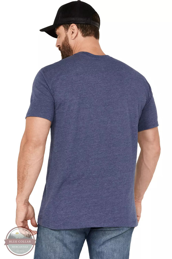 Hooey HT1681NV Loop Navy Logo T-Shirt Back View