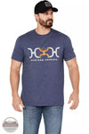 Hooey HT1681NV Loop Navy Logo T-Shirt Front View