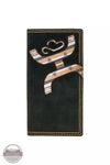 Hooey HW018-BK Original Lakota Print Rodeo Checkbook Wallet Front View