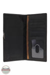 Hooey HW018-BK Original Lakota Print Rodeo Checkbook Wallet Inside View