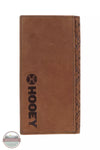 Hooey HW021-TNBR Monterey Aztec Embossed Rodeo Checkbook Wallet in Brown Back View