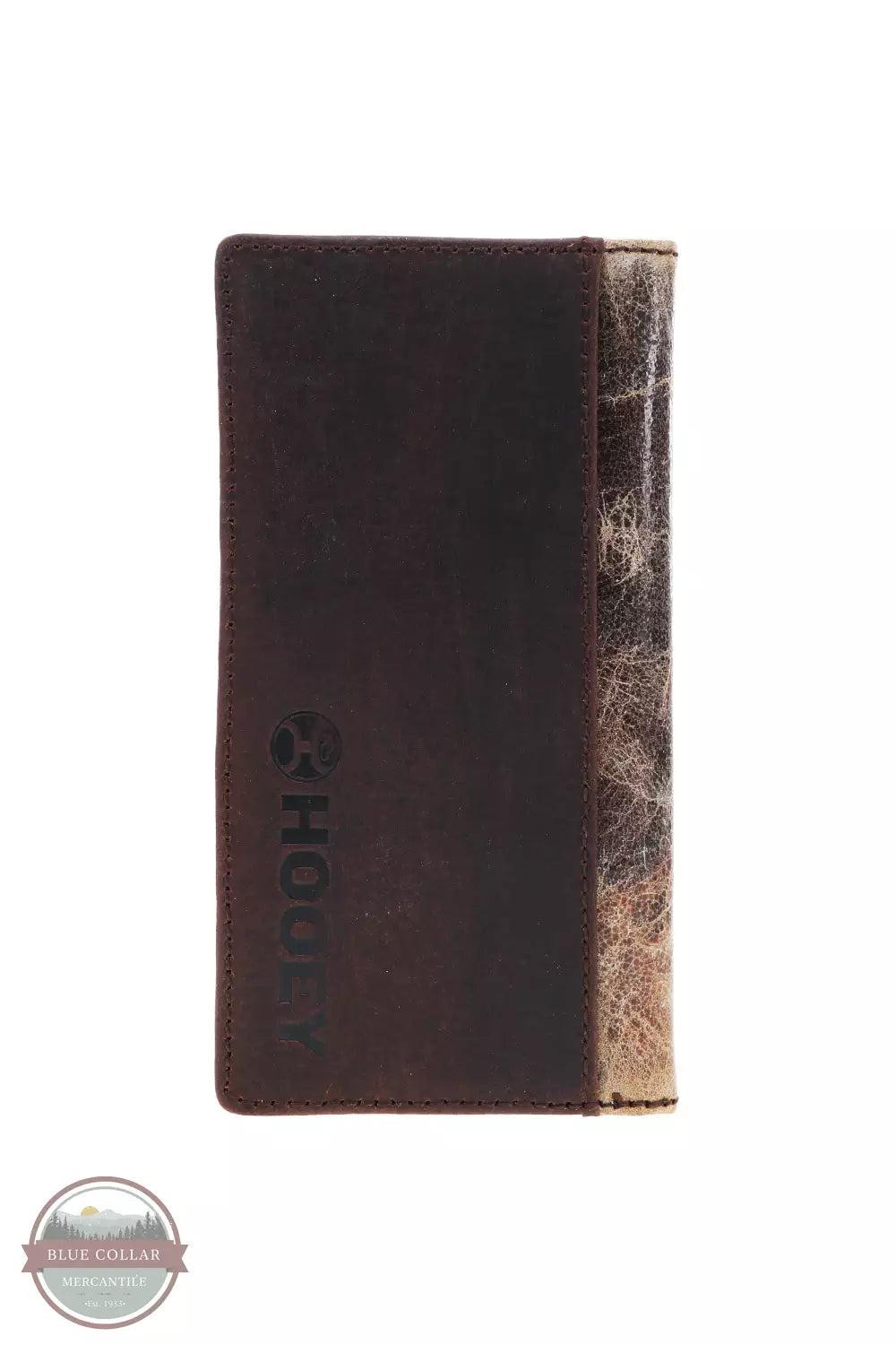 Hooey HW032-BRTN Chisholm Tricolor Western Corner Rodeo Checkbook Wallet Back View