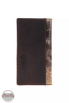 Hooey HW032-BRTN Chisholm Tricolor Western Corner Rodeo Checkbook Wallet Back View