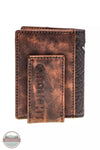 Hooey RFW014-BRTN Tahonta Brown/Tan Diamond Patchwork Bifold Money Clip Wallet Back View