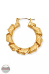 Joy Susan 338-234EG Twisted Ribbon Hoop Earrings Detail View