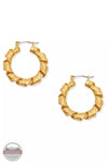 Joy Susan 338-234EG Twisted Ribbon Hoop Earrings Pair View