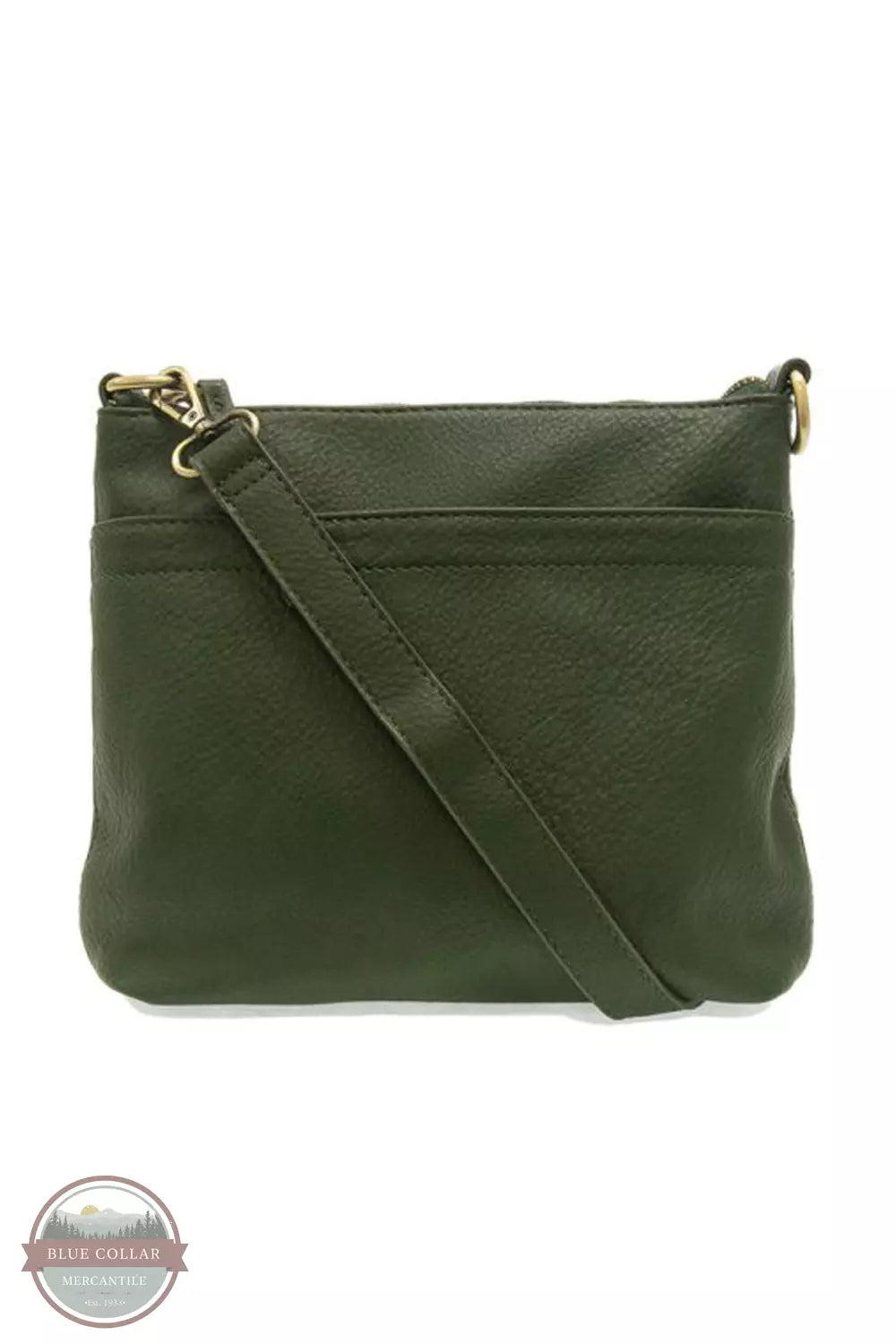 Joy Susan L8105 Layla Top Zip Crossbody Bag Hunter Green Front View