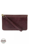 Joy Susan L8130 Billie Mini Organizer Crossbody Wristlet Bag Aubergine Front View