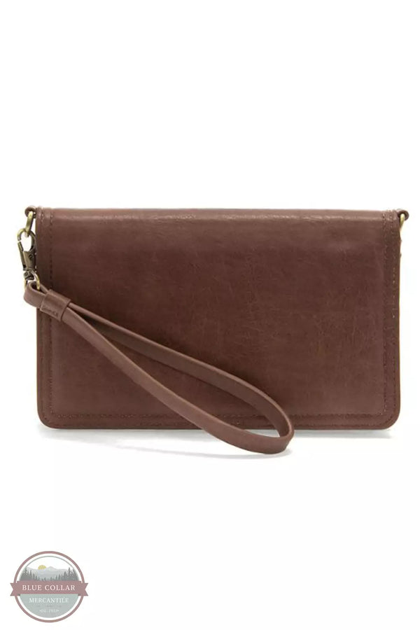 Joy Susan L8130 Billie Mini Organizer Crossbody Wristlet Bag Dusty Rouge Front View