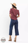 Judy Blue 88716REG Tummy Control Wide Leg Crop Jeans Back View