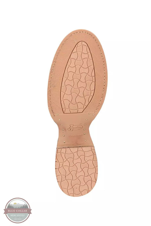 Justin CJ2045 Clanton 12 Inch Western Boot in Khaki Sole View