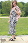 Keren Hart 36026 Long Sleeve Open Front Cardigan Mauve Life View