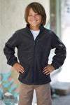 Landway 8824K Nantucket Full Zip Fleece Jacket Dark Ash Life View