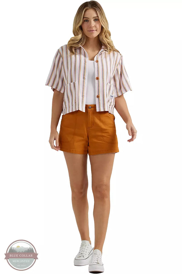 Lee 112346736 Caramel Legendary Carpenter Shorts Full View