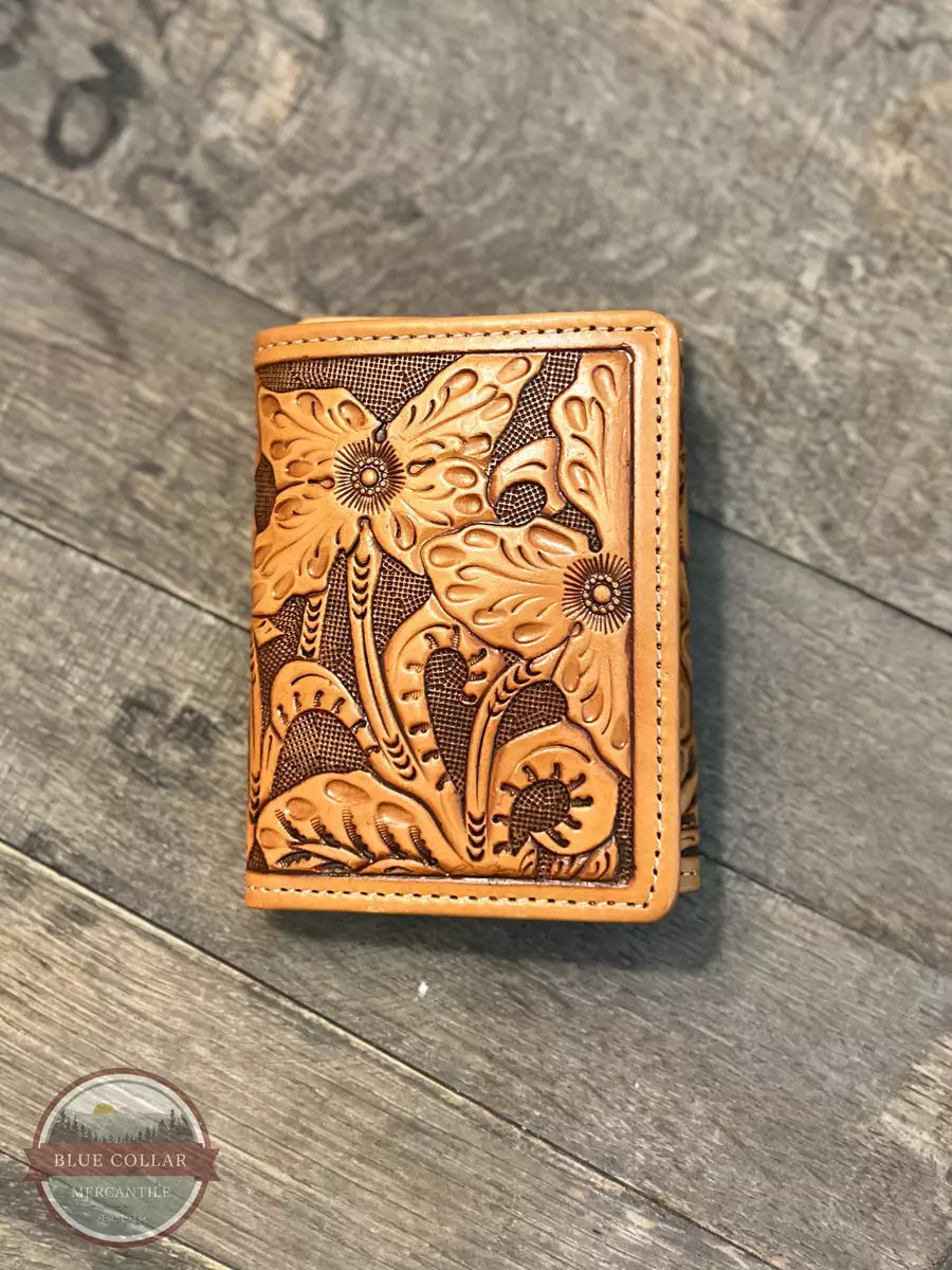 Leegin E80124 Silver Creek Classics Las Flores Tri-Fold Wallet Front View