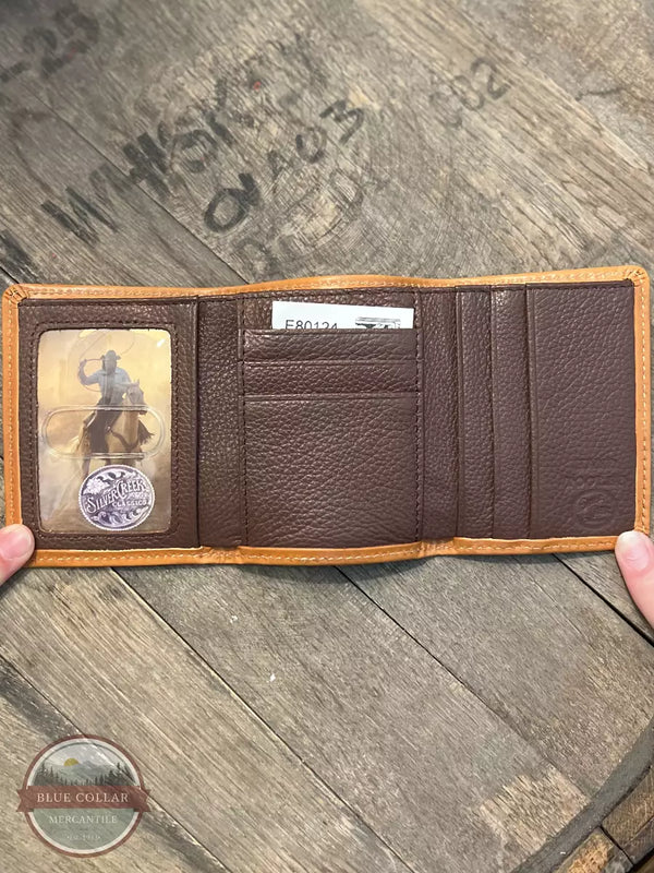 Leegin E80124 Silver Creek Classics Las Flores Tri-Fold Wallet Inside View