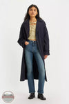 Levi's 18759-0121 725 High Rise Slim Fit Bootcut Jeans in Tore It Up Dark Wash on model front view