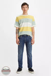 Levi's 28833-0682 512 Slim Fit Taper Flex Jeans in Red Haze-Dark Wash Front View