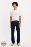 Levi's 505-0216 Regular Fit Straight Leg Jeans in Dark Wash Front View