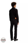 Levi's 505-0260 505 Regular Fit Straight Leg Jeans in Black Back View