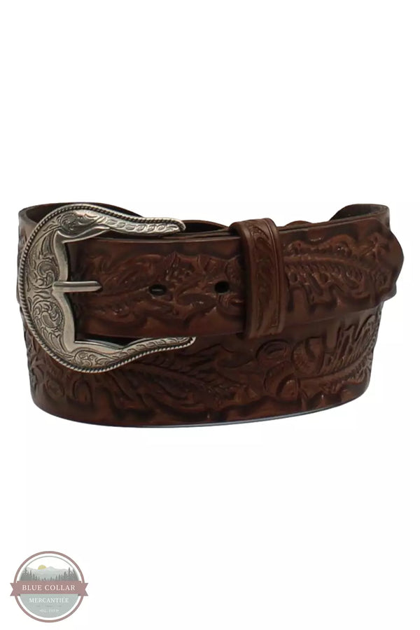 Angel Ranch D140001202 1.5" Braided Acorn Brown Belt front view